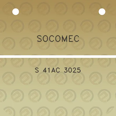 socomec-s-41ac-3025