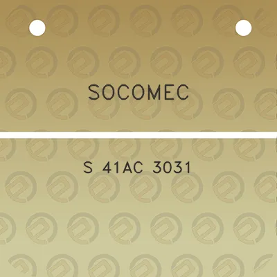 socomec-s-41ac-3031