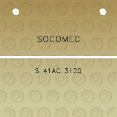 socomec-s-41ac-3120