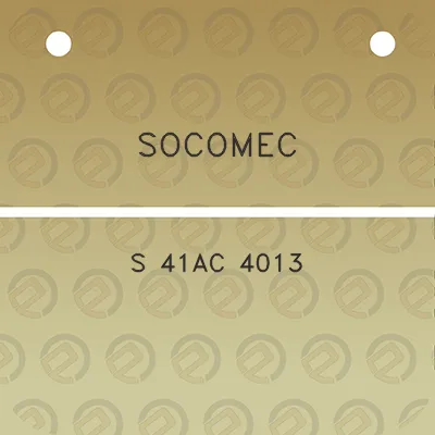 socomec-s-41ac-4013