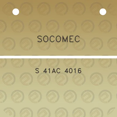 socomec-s-41ac-4016