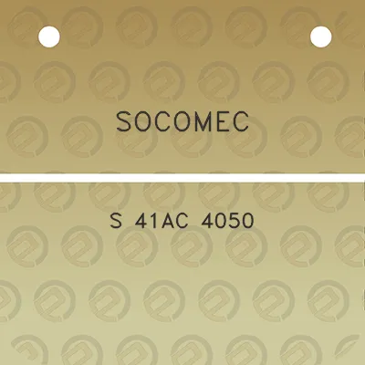 socomec-s-41ac-4050