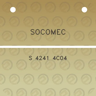 socomec-s-4241-4c04