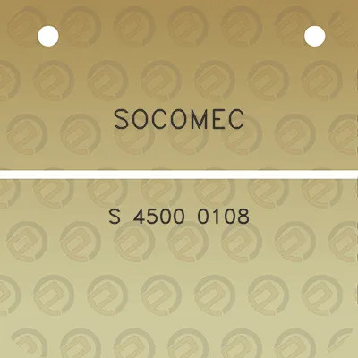 socomec-s-4500-0108