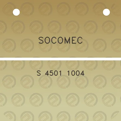 socomec-s-4501-1004