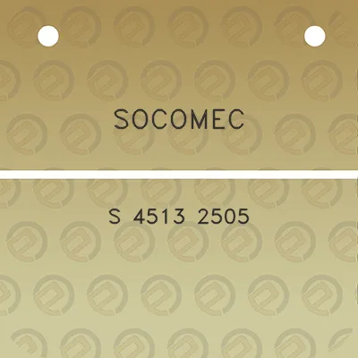 socomec-s-4513-2505