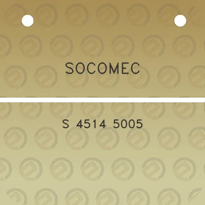 socomec-s-4514-5005