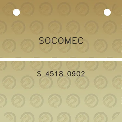 socomec-s-4518-0902