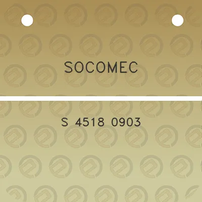 socomec-s-4518-0903