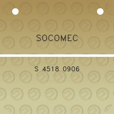 socomec-s-4518-0906