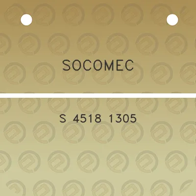 socomec-s-4518-1305