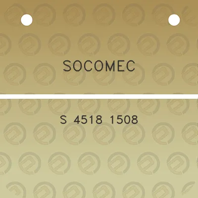 socomec-s-4518-1508