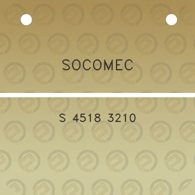 socomec-s-4518-3210