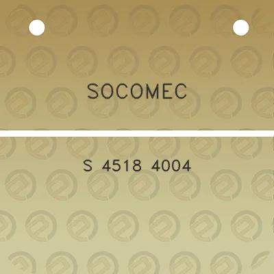 socomec-s-4518-4004