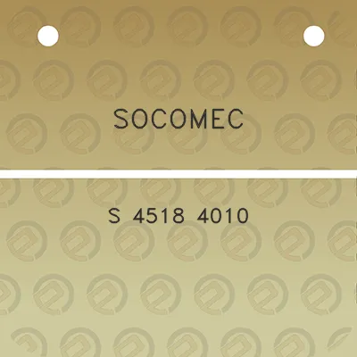 socomec-s-4518-4010