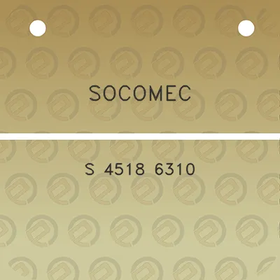 socomec-s-4518-6310