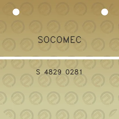 socomec-s-4829-0281