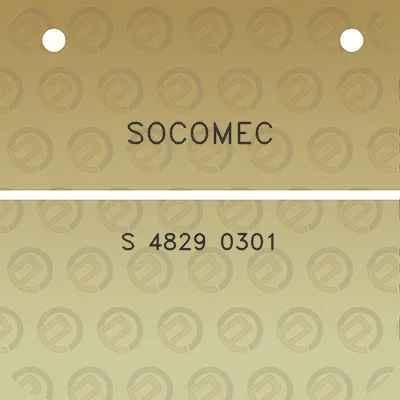 socomec-s-4829-0301