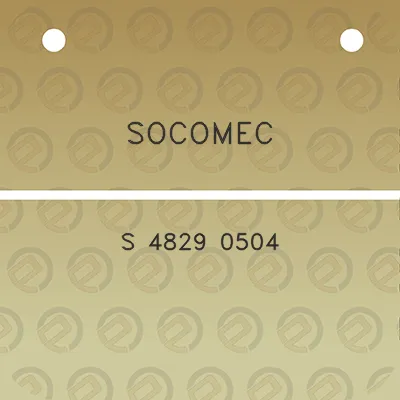 socomec-s-4829-0504