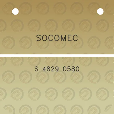 socomec-s-4829-0580