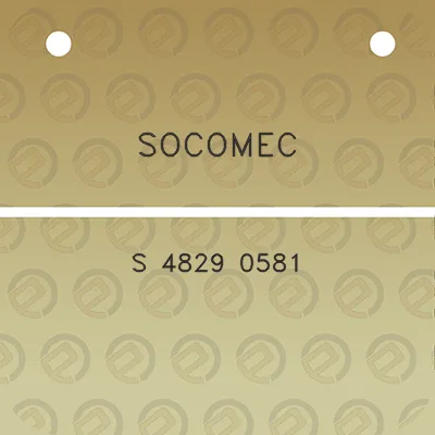 socomec-s-4829-0581