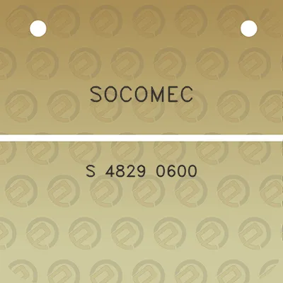 socomec-s-4829-0600