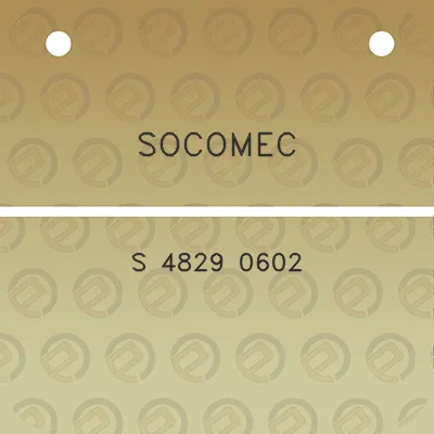 socomec-s-4829-0602