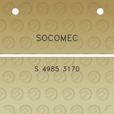 socomec-s-4985-3170