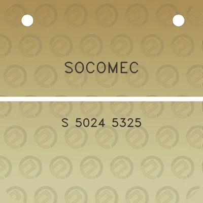 socomec-s-5024-5325