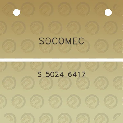 socomec-s-5024-6417