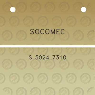 socomec-s-5024-7310