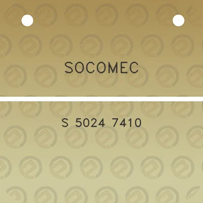 socomec-s-5024-7410