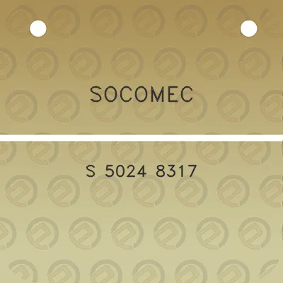 socomec-s-5024-8317