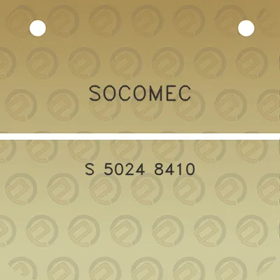 socomec-s-5024-8410