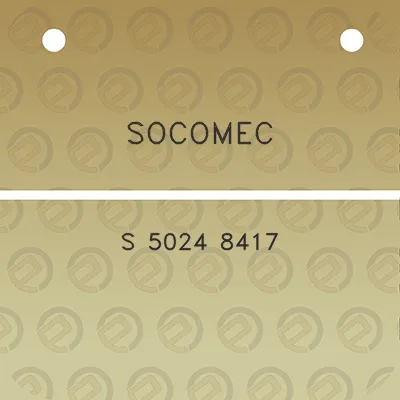 socomec-s-5024-8417