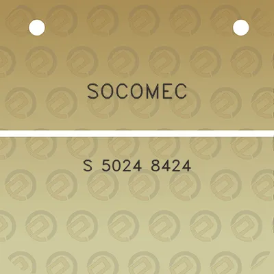 socomec-s-5024-8424