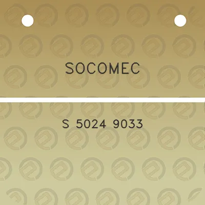 socomec-s-5024-9033