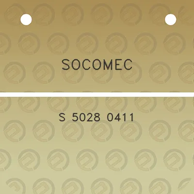 socomec-s-5028-0411