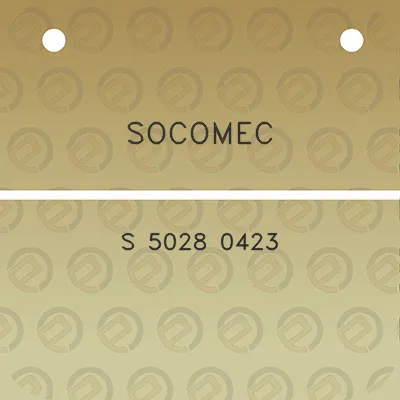 socomec-s-5028-0423