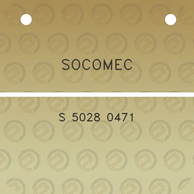 socomec-s-5028-0471