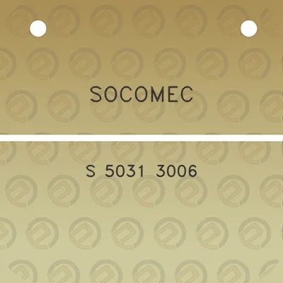 socomec-s-5031-3006