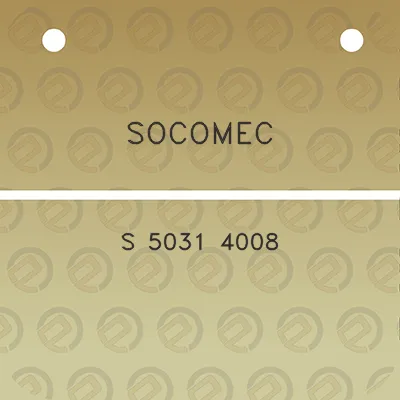 socomec-s-5031-4008