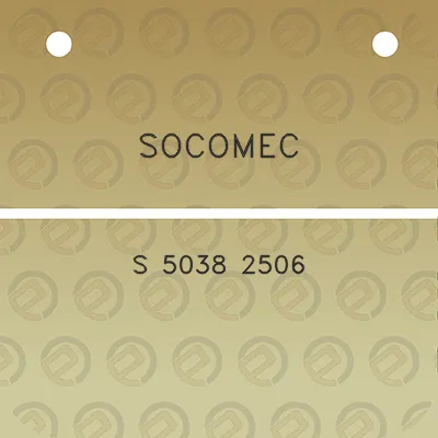 socomec-s-5038-2506