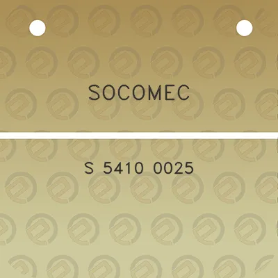 socomec-s-5410-0025