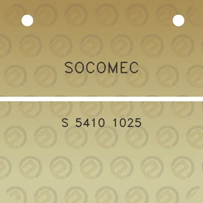 socomec-s-5410-1025