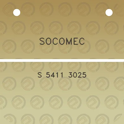 socomec-s-5411-3025