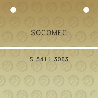 socomec-s-5411-3063