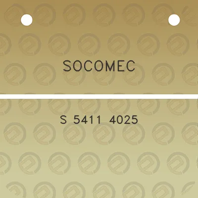 socomec-s-5411-4025