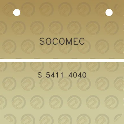 socomec-s-5411-4040