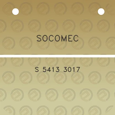 socomec-s-5413-3017